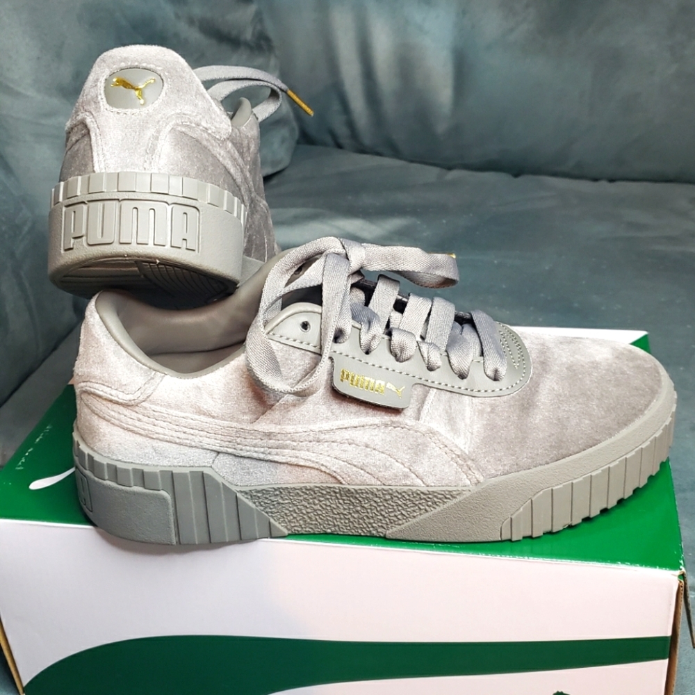 Puma Cali Velour Gray (New)